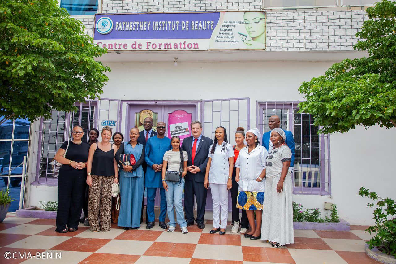 Visite de terrain dans le cadre de la mission professionnelle effectuée au Bénin